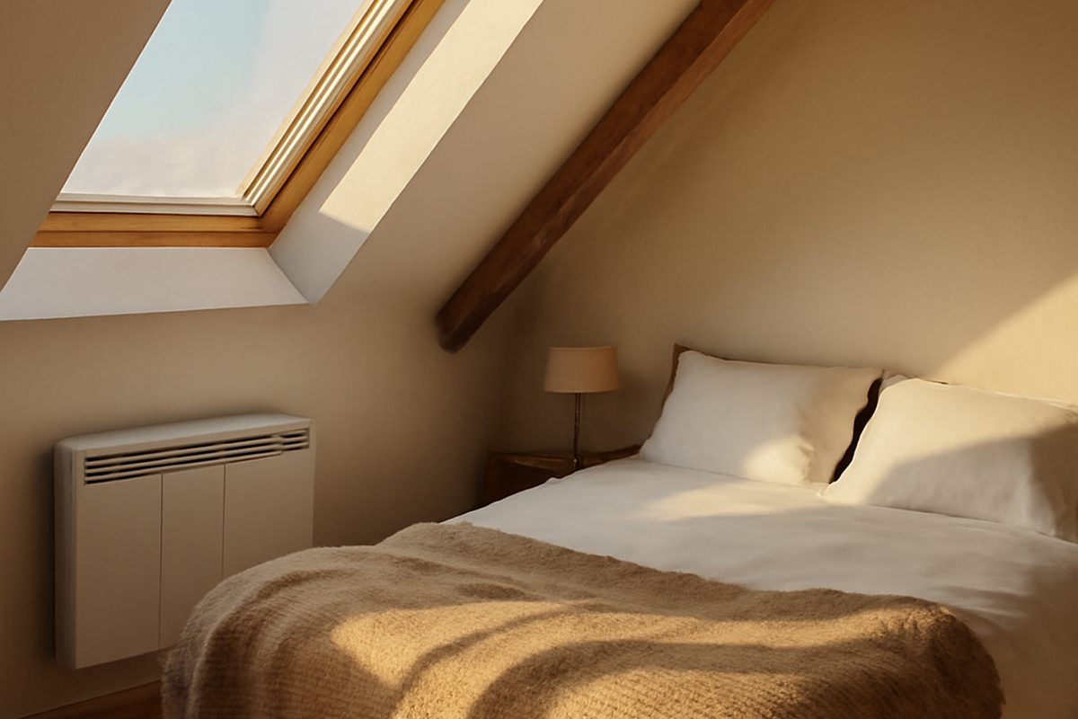Chambre combles inertie